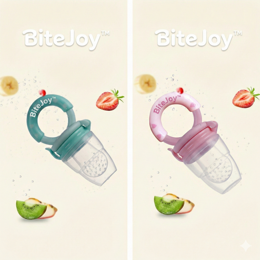 BiteJoy™ Silicone Baby Fruit Feeder & Teether - BPA Free